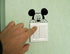 Light Switch Cool Decals | Baby room Stickers (9 x 3.5, Mickey & Minnie)...