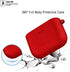 Case Compatible with Sony WF-1000XM3,Shock Drop Proof Soft Silicone Protections Case Cover (Red Colour)...