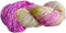 Silk Roving Worsted Weight Yarn - 100% Recycled & Hand-Dyed Mulberry Silk - Luxurious and Versatile for Knitting, Felting, and Crafting.(100 gm-22...