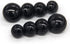 100PCS 10mm Black Safety Eyes Buttons Plastic Solid Domed Round Beads, for Clothing, for Shirts, Skirts, Coat, for Doll Animal Stuffed Toys, Handm...