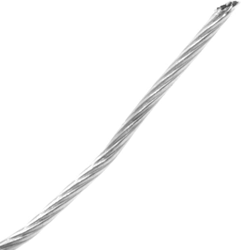 Mandala Crafts 7 Strand Stainless Steel Tiger Tail Beading Wire - 32 FT 18 Gauge Silver Jewelry Making Wire...