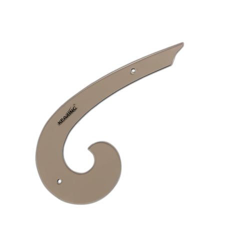 9"(23CM) Classic Plastic French Curve Ruler Vary Form Curve Clear Hip Measuring Curve Ruler for Fashion Pattern Making Dressing Making, Design Sup...