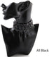Rhinestone Necklace Choker Black Crystal Collar Wedding Bridal Choker Sparkly Neck Jewerly Accessories for Women...