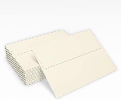 LUXPaper A7 Invitation Envelopes | 5 1/4" x 7 1/4" | Natural | 70lb. Text | 50 Qty...