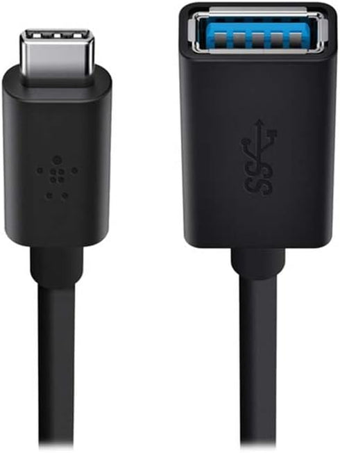 Belkin F2CU036BTBLK 3.0 USB-C to USB-A Adapter (USB Type-C)...