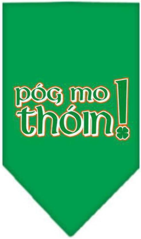 Pet and Dog Bandana Screen Printed, Pog Mo Thoin Yellow Large...