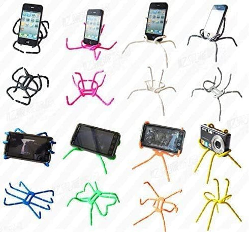 Universal Multi-Function Portable Spider Flexible Grip Holder for iPhone Samsung Google Pixel Holder for Cell Phone Smartphones Tablets in Car Bic...