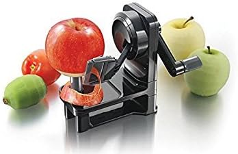 Multi-Peeler | Rotary Apple Peeler with Serrated Stainless Steel Blade | Safely, Quickly & Easily Peels Apple Pear Kiwi Tomato | Adjusts to Differ...