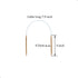 3Pcs 4.5mm Wooden Circular Knitting Needle US Size 7 Round Knitting Needles 16 Inch for Handmade Knitting DIY Blankets Socks Baby Hats Cuffs Sweat...