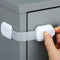 Child Safety Lock for Refrigerator, Cabinet, Drawer, Freezer & Door with 2 Extra Strong Adhesives - White by HavenHause (Pack of 4 White)...
