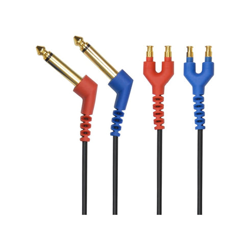 Audiometer Headphone Earphone Cable for TDH39 & DD45 Audiometric Headsets with Gold-Plated 2 x 6.35 mm Mono Jack......