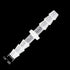 Plastic Hose Barb Fitting 1/8" x 1/8" Pipe Connectors Joint Splicer Mender Adapter Union for Aquarium Household Adapters Fuel Gas Liquid Air (Pack...