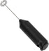 Mini Handheld Drink Mixer, Portable Stainless Steel Electric Milk Frother with Metal Base for Kitchens (Black and Bracket)...