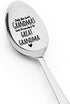 Mothers Day Gifts for Grandma Pregnancy Announcement Gift for Grandmother Birthday Gifts for Nana Engraved Spoon for Tea Coffee Lovers Gift for Gr...