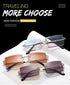 Dollger Rimless Rectangle Sunglasses for Women Fashion Frameless Square Glasses for Men Ultralight UV400 Eyewear Unisex...