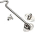 POWERTOOL Cabin Hook, 1pc Heavy Duty Lock Hook and Eye Latch Solid Stainless Steel Thicken Door Lock For Window, Bathroom(6inch)...