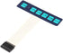 3Pcs 1x6 Matrix Array Membrane Switch Display Keypad Keyboard Switch 104*24mm 6 Keys with LED Light...