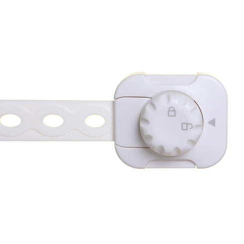 Dreambaby Twist 'N Lock Multipurpose Latch - Child Safety Locks - White - 6 Pack - Model L1435...