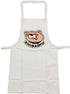 WOSHOW White Apron - Printed Japanese Anime Gokushufudo Cartoon Cooking Apron Cosplay Costume...