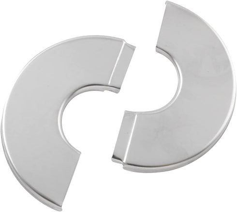 2PCS 304 Stainless Steel Round Escutcheon Plate Round Snap-fit Decorative Cover For Outer Diameter 65mm, Inner Diameter 24mm...