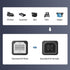 chenyang CY Mini USB 5pin Male to USB B Female Panel Mount Type Cable 20cm with Screws...