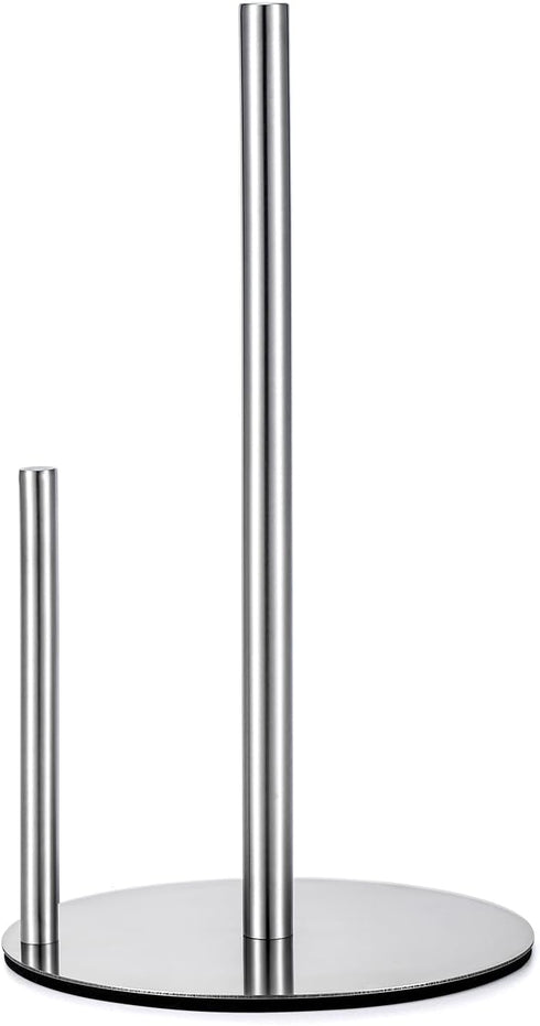 Paper Towel Holder Countertop, Kitchen Paper Towel Holder Stand Stainless Steel Tissue Roll Holder for Kitchen Organize, Standing Paper Roll Dispe...
