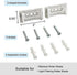 Roller Shades Accessories Replacement Installation Brackets Easy to Install Roller Blinds Repair Kit...