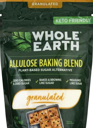 Whole Earth Sweetener Co. Allulose Baking Blend, Granulated, Plant-Based Sugar Alternative, 12 Ounces, 0.75 Pound (Pack of 1)...