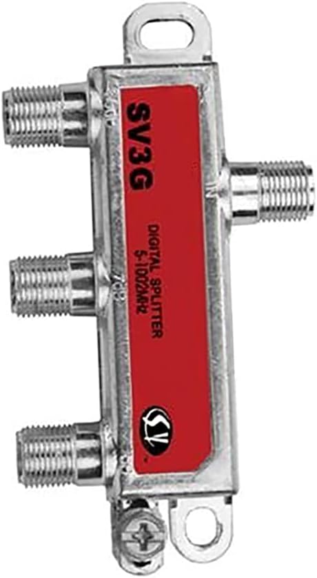 3 Way Unbalanced HD Digital 1GHz High Performance Coax Cable Splitter - SV3G...