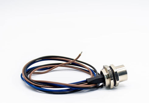 M12 Female Connector with Cable 0.2M A Coded Back Mount Wiring Waterproof 3Pin Straight Socket......
