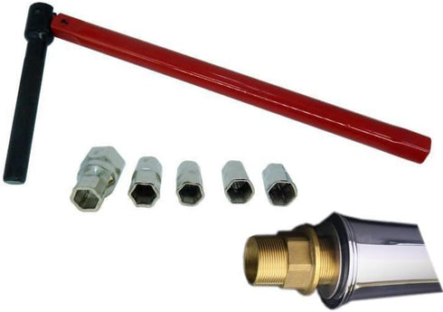 Socket wrench, faucet wrench set, 8-13mm plumber manual tool, suitable for installing faucets in bathrooms...