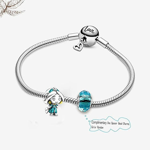HappyStar 925 Sterling Silver Charms for Bracelets and Necklaces,Combination Dangle Pendants Beads Charms Jewelry Gift for Couples Sisters.?With S...