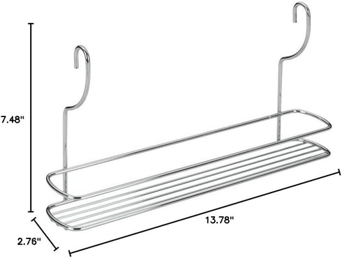 Metaltex Shelf Lonardo Small 35x7x19 cm, Metal, Silver, 6.9 x 34.8 x 18.7 cm...
