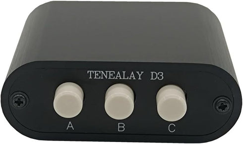 New D3 3(1)-in-1(3)-Out 3.5mm Stereo Audio Switch Source Input Signal switcher selector Splitter Box Mini...
