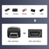 chenyang CY Mini USB 5pin Male to USB B Female Panel Mount Type Cable 20cm with Screws...