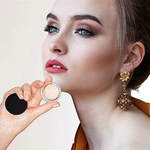 ZEJIA 5 Gram Sample Containers with Lids, 25PCS Mini Makeup Containers, Empty Plastic Travel Cosmetic Containers with Labels...