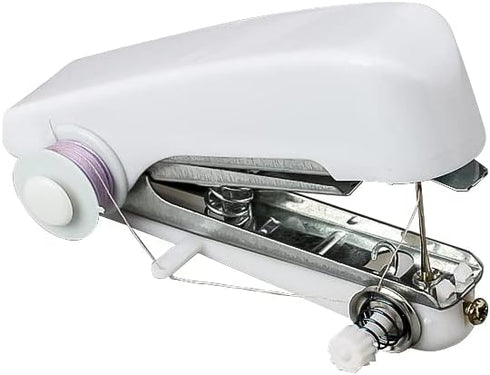 Handheld Sewing Machine, Hand Held Sewing Device Tool Mini Single Stitch Portable Cordless Sewing Machine, Essentials for Home Travel Use Repairin...
