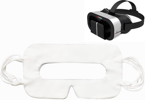 100 Pack White Disposable VR Face Covers Sanitary VR Mask Pads Covers for HTC Vive/PS VR/Gear VR/Oculus Rift...