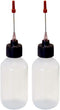2-2oz Plastic Squeeze Bottles 1.5" Stainless Applicators...