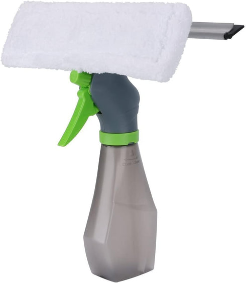 3 in 1 Window Cleaner Squeegee,Microfiber Window Washer,Glass Cleaning Tool Wiper with Spray Bottle for Home Window, Car Window...