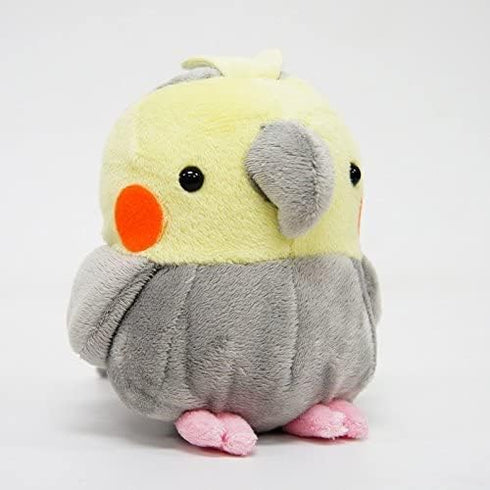Soft and Downy Medium Bird Stuffed Toy Doll (Cockatiel Grey/M size?...