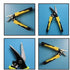 Industrial Scissors Steel Wire Rope Scissor Multi-Purpose Tin Snips ?Scissor Carpet Scissor for Wirerope Stainless Steel Rope Cutter?Garden Prunin...