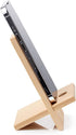 Bamboo Cell Phone Stand with Charging Hole, Detachable Wood Mobile Phone Holder for Desk Tablet Stand Wooden Desktop Dock Cradle for iPhone iPad S...