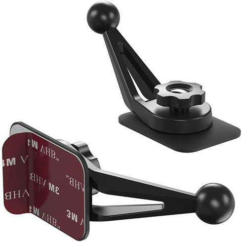 2 Pack 17mm Ball Sticky Mount Holder for Garmin Nuvi GPS Car Phone Wireless Charger Adhesive Dashboard Tape Sticker 17.4mm Swivel Joint Replacemen...