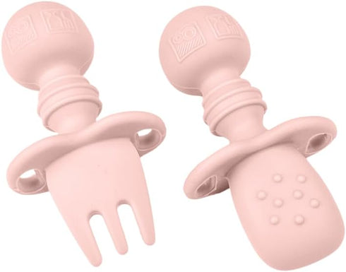 Feeding Kit Stage1+Stage2 Self Feeding utensils all for Kids Ages 6 Months Plus...