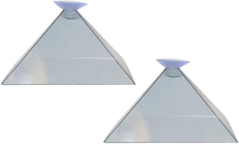 Arinda 3D Hologram Pyramid Display Projector Video Stand Portable for Smart Mobile Phone...