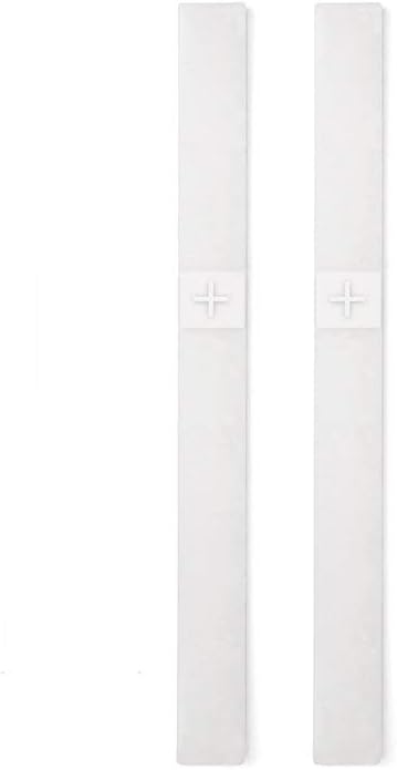 russell+hazel Mini 3-Ring Binder Band with Pen Loop, Silicone, Frosted White, .75” x 8.5”, 2 Count...