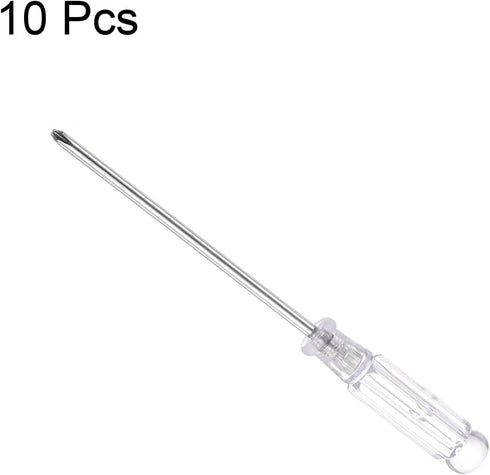uxcell Mini Phillips Screwdriver, 3.0mm Cross Head 115mm Length for Small Appliances Repair, 10 Pcs...