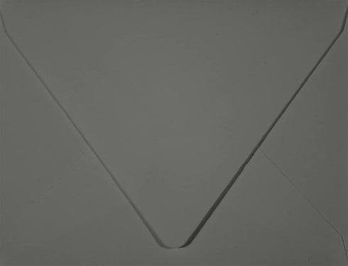 LUXPaper A2 Contour Flap Invitation Envelopes | 4 3/8" x 5 3/4" | Smoke Gray | 80lb. Text | 50 Qty...