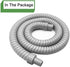 Forestchill Drain Hose for Portable Air Conditioner, Plastic Insulated Foam AC Drain Pipe, 1.9ft (60cm), Gray...
